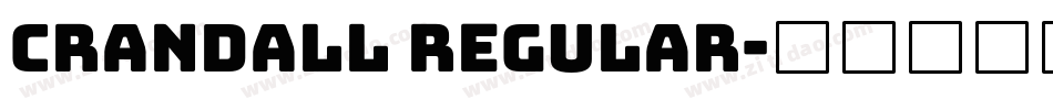 Crandall Regular字体转换